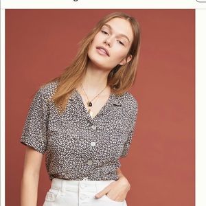 Beach Gold for Anthropologie Buttondown Shirt